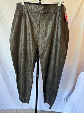 Spanx women’s 3x ankle skinny luxe black pull on legging NWT 26” inseam